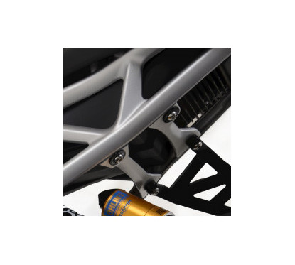 Placchette copri fori poggiapiedi posteriori (SET lato SX) Triumph Speed Triple 1200 RS '21-