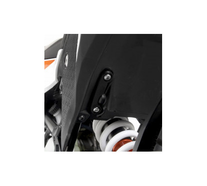 Placchette copri fori poggiapiedi posteriori (sing. lato SX) KTM 390 Adventure '20-